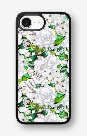 iPhone 17e Hard Case – White Bloom - View 1