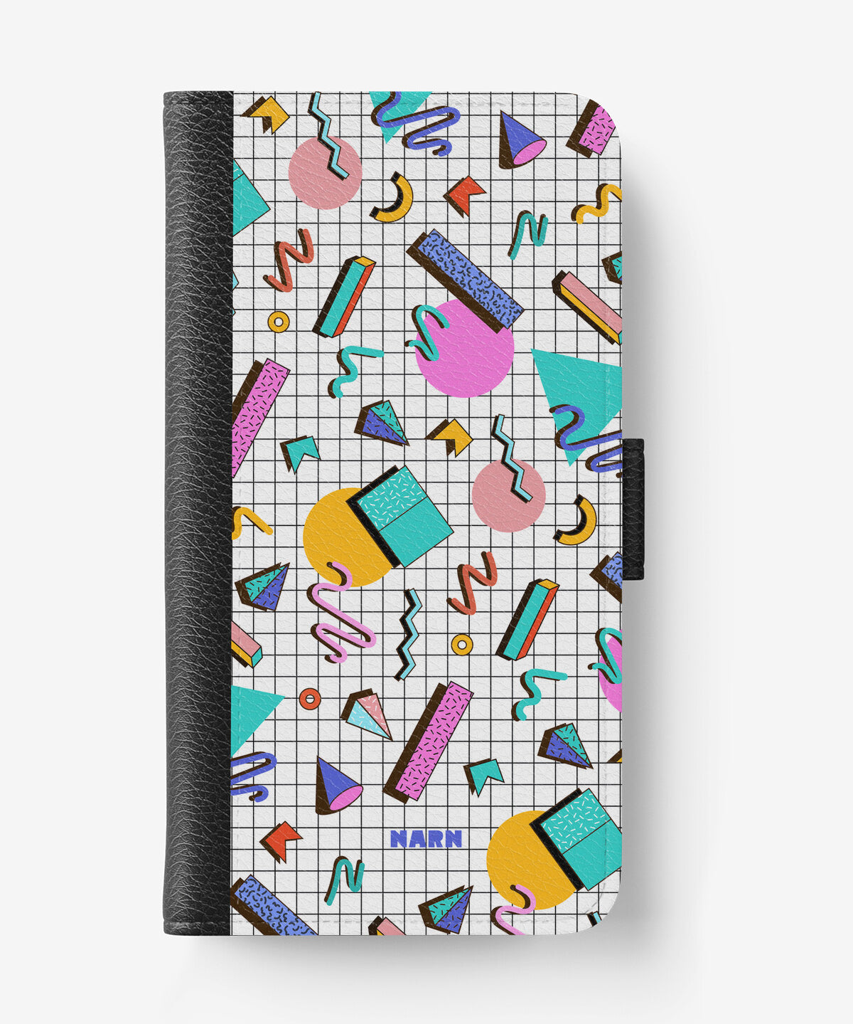 iPhone 17e Wallet Case - 80s Memphis - View 1