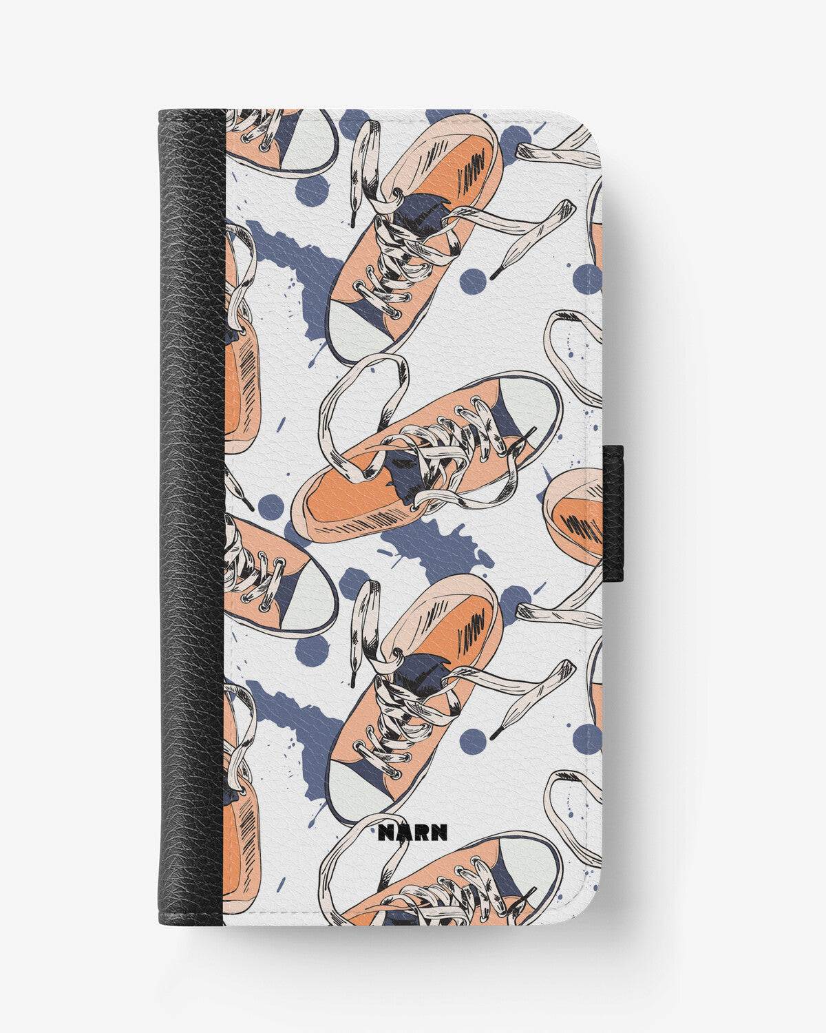 iPhone 17e Wallet Case - Apricot Sneakers - View 1