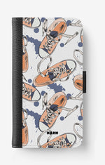 iPhone 17e Wallet Case - Apricot Sneakers - View 1
