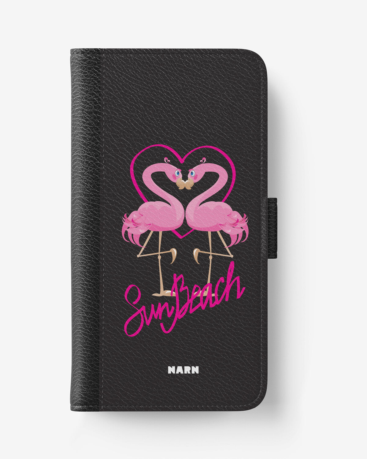 iPhone 17e Wallet Case - Beach Flamingo - View 1