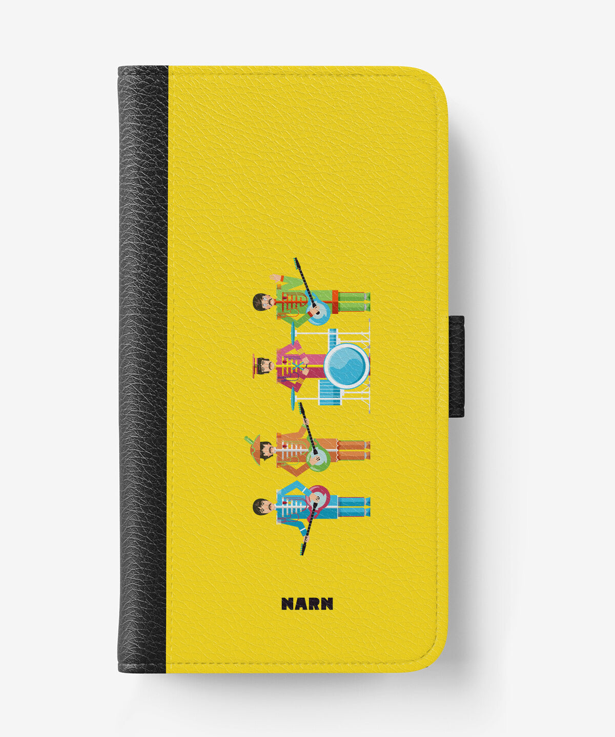 iPhone 17e Wallet Case - Beatles Yellow - View 1