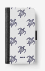 iPhone 17e Wallet Case - Blue Turtles - View 1