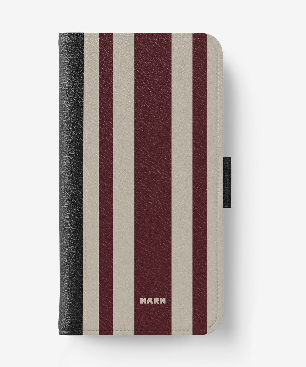 iPhone 17e Wallet Case - Bordeaux Stripe - View 1