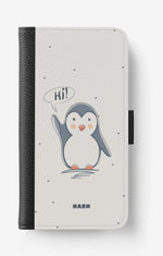 iPhone 17e Wallet Case - Cute Penguin - View 1