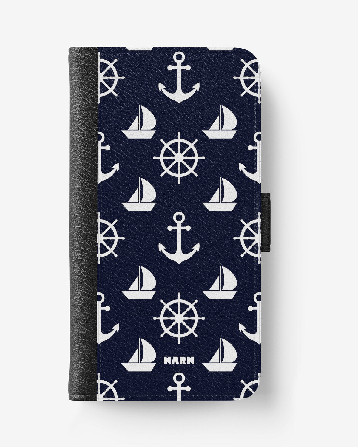 iPhone 17e Wallet Case - Deep Blue Voyage - View 1