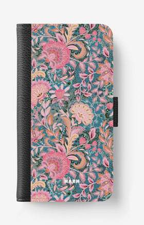 iPhone 17e Wallet Case - Fantasy Flowers - View 1
