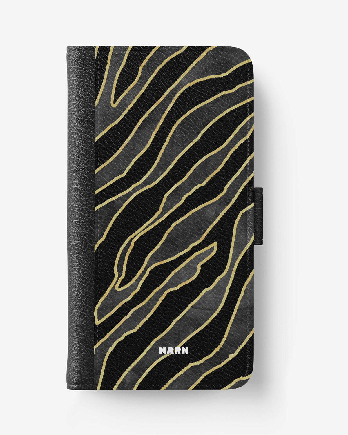 iPhone 17e Wallet Case - Golden Zebra - View 1
