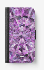iPhone 17e Wallet Case - Lavender Crystals - View 1