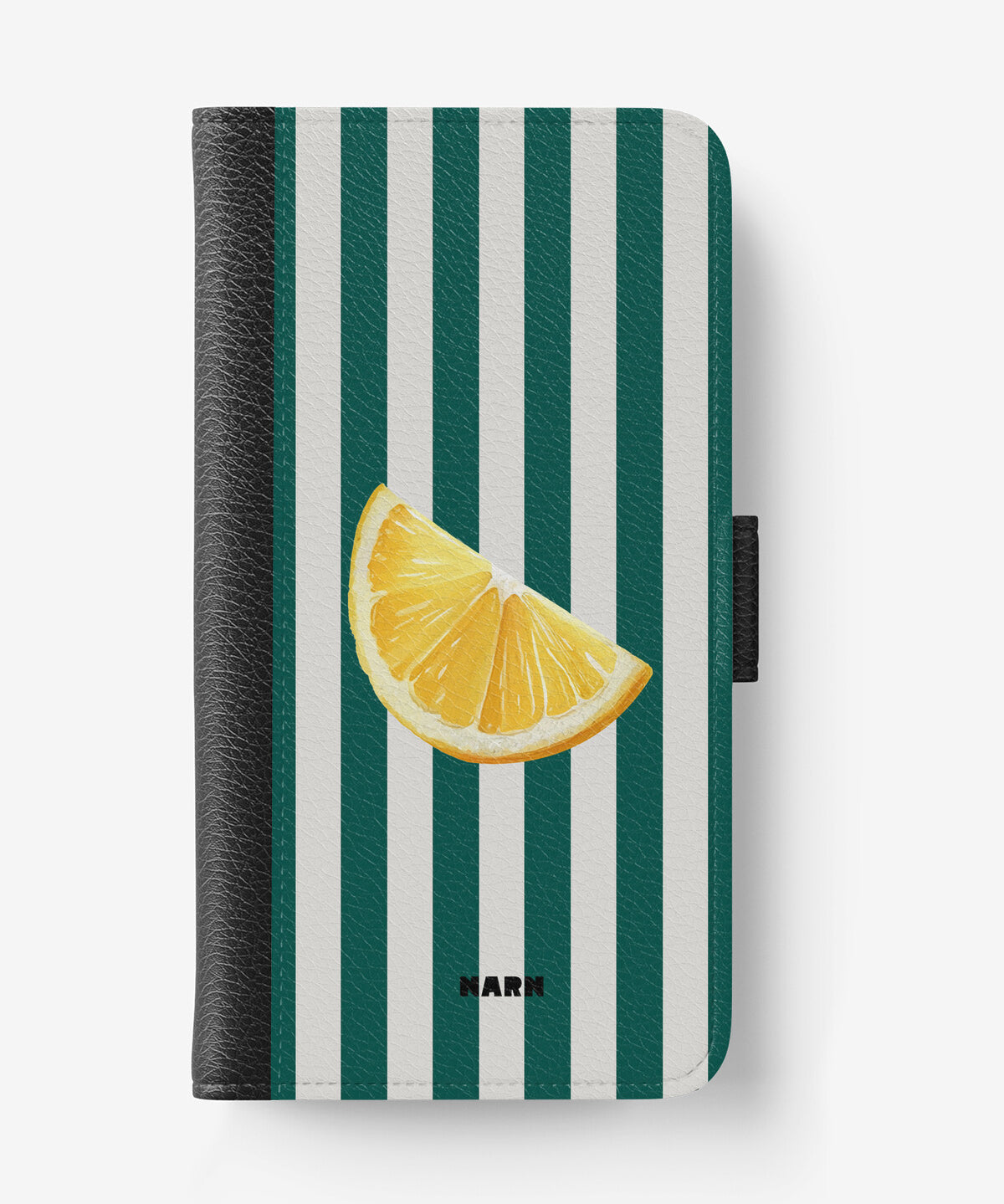iPhone 17e Wallet Case - Lemon Stripes - View 1