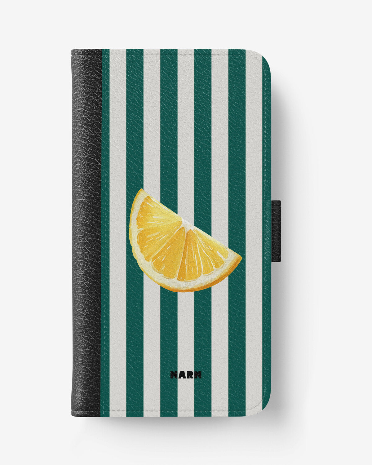 iPhone 17e Wallet Case - Lemon Stripes - View 1