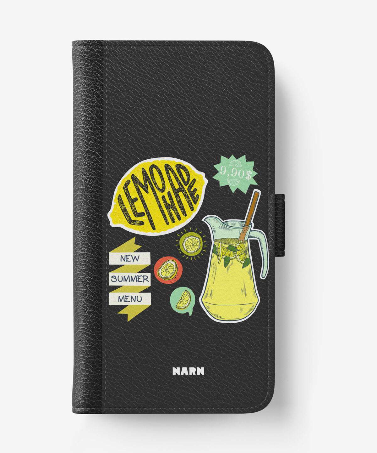 iPhone 17e Wallet Case - Lemon Summer - View 1