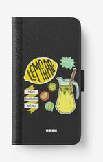 iPhone 17e Wallet Case - Lemon Summer - View 1