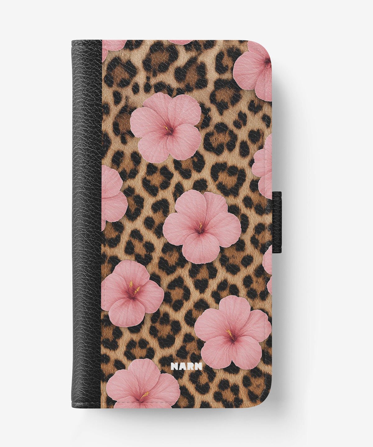 iPhone 17e Wallet Case - Leopard Flower - View 1