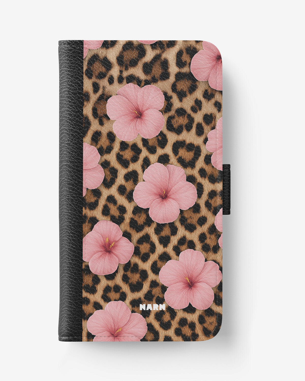 iPhone 17e Wallet Case - Leopard Flower - View 1