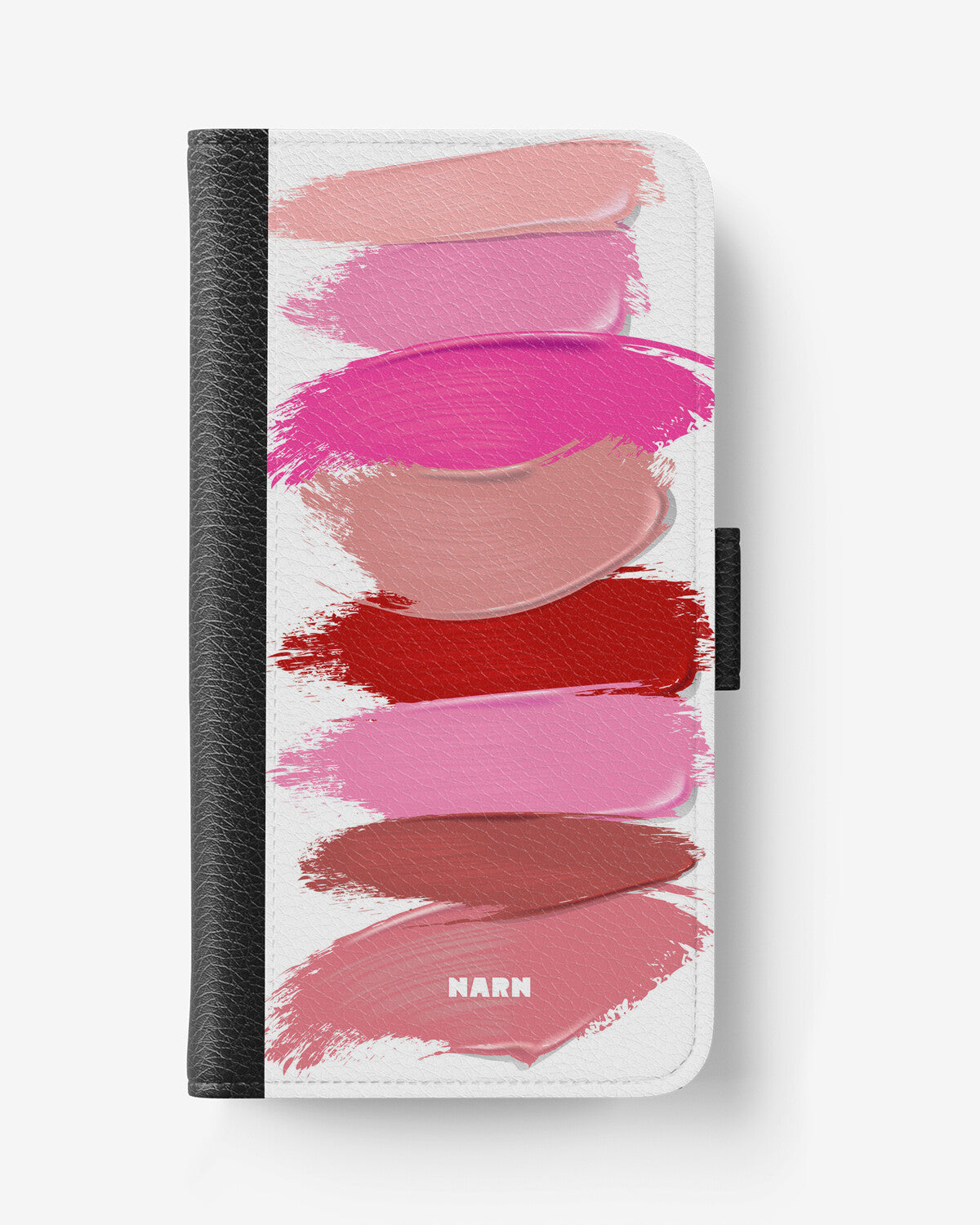 iPhone 17e Wallet Case - Lipstick Smears - View 1