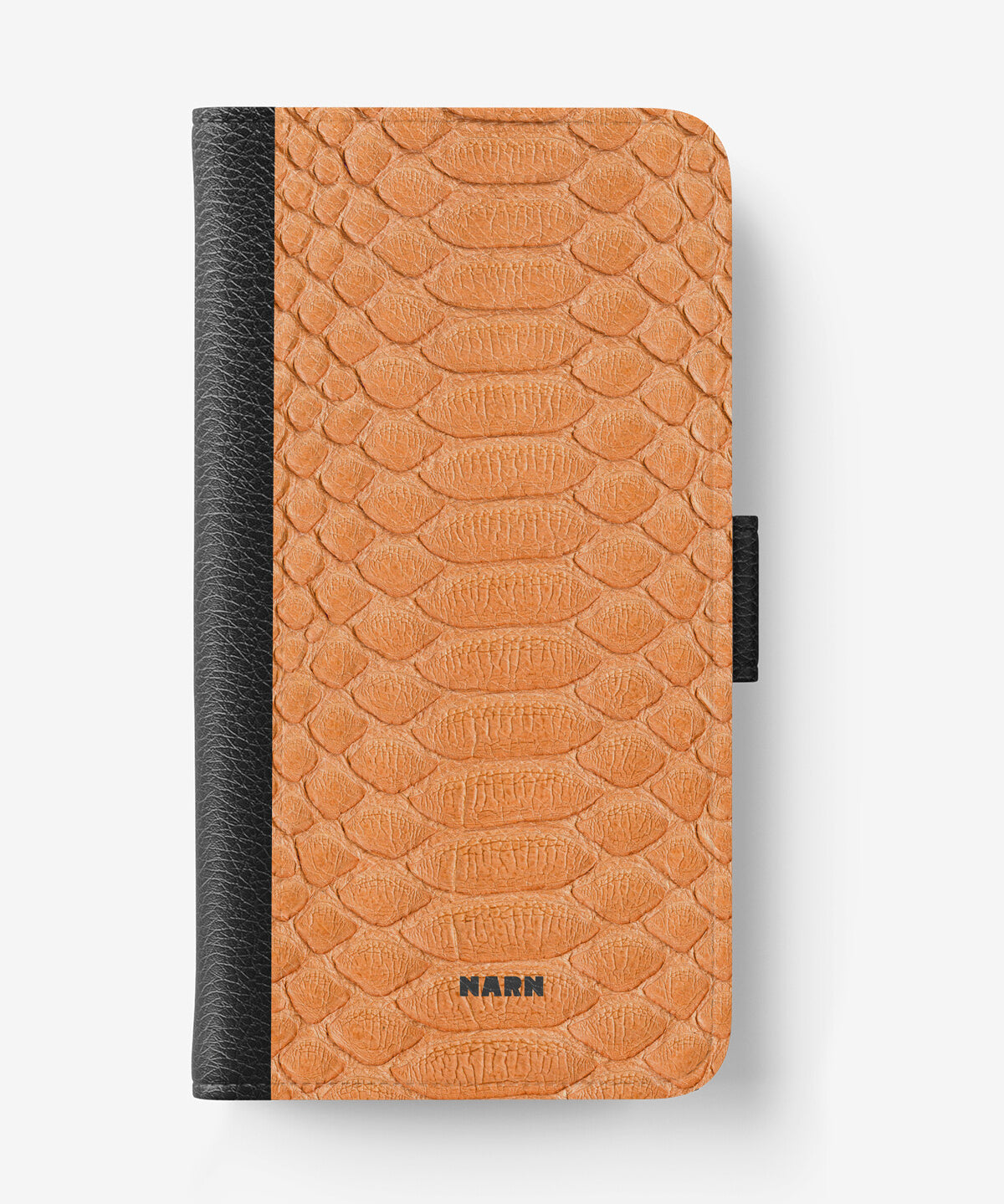 iPhone 17e Wallet Case - Orange Snake - View 1