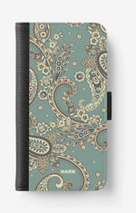 iPhone 17e Wallet Case - Paisley Green - View 1