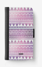 iPhone 17e Wallet Case - Purple Aztec - View 1