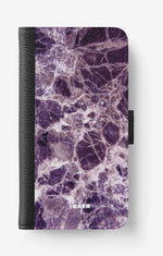 iPhone 17e Wallet Case - Purple Marble - View 1