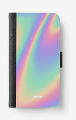 iPhone 17e Wallet Case - Rainbow Haze - View 1