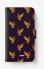 iPhone 17e Wallet Case - Royal Doves - View 1