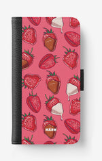 iPhone 17e Wallet Case - Strawberry Chocolate - View 1