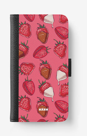 iPhone 17e Wallet Case - Strawberry Chocolate - View 1