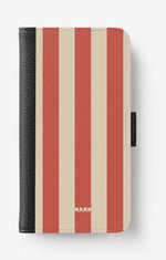 iPhone 17e Wallet Case - Sunset Stripes - View 1