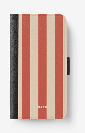 iPhone 17e Wallet Case - Sunset Stripes - View 1