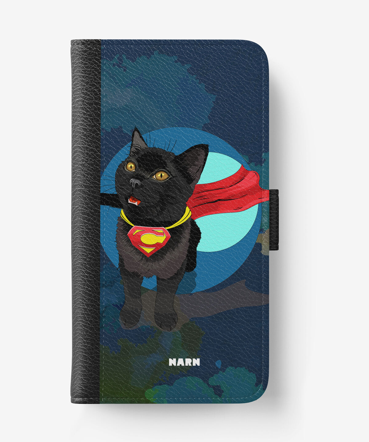 iPhone 17e Wallet Case - Super Cat - View 1