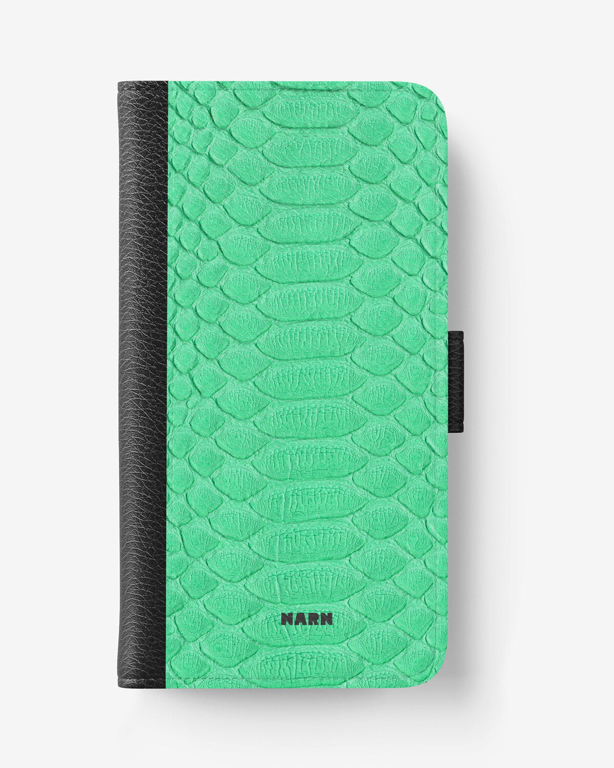 iPhone 17e Wallet Case - Turquoise Snake - View 1