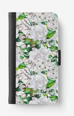 iPhone 17e Wallet Case - White Bloom - View 1