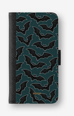 iPhone 18 Pro Max Wallet Case - Midnight Bats - View 1