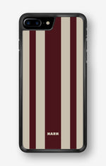 iPhone 6 / 6s Hard Case – Bordeaux Stripe - View 1