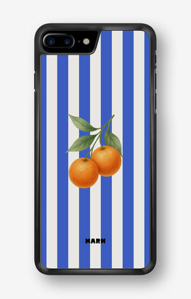 iPhone 6 / 6s Hard Case – Orange Stripes - View 1