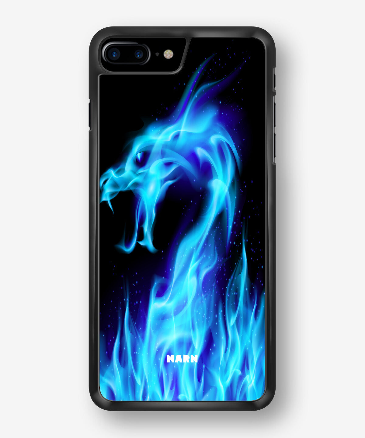 iPhone 6 / 6s Hard Case – Blue Flames Dragon - View 1