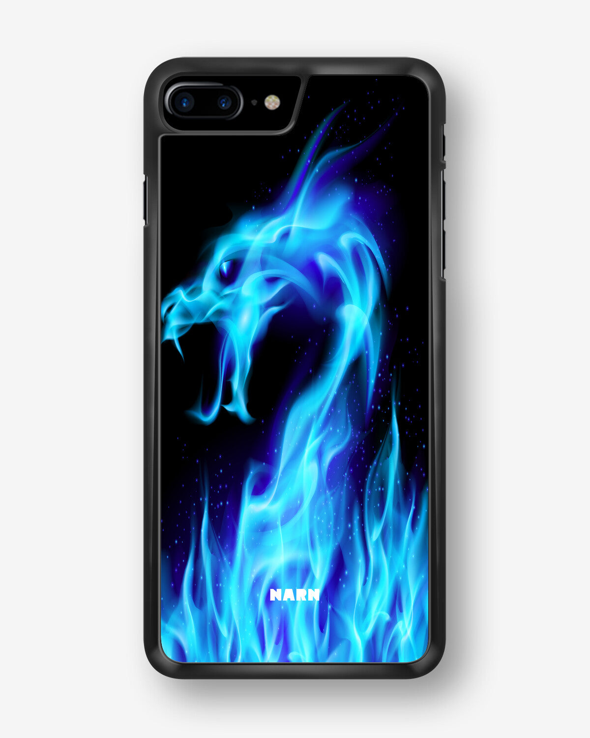 iPhone 6 / 6s Hard Case – Blue Flames Dragon - View 1
