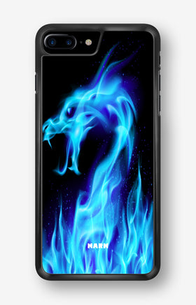 iPhone 6 / 6s Hard Case – Blue Flames Dragon - View 1