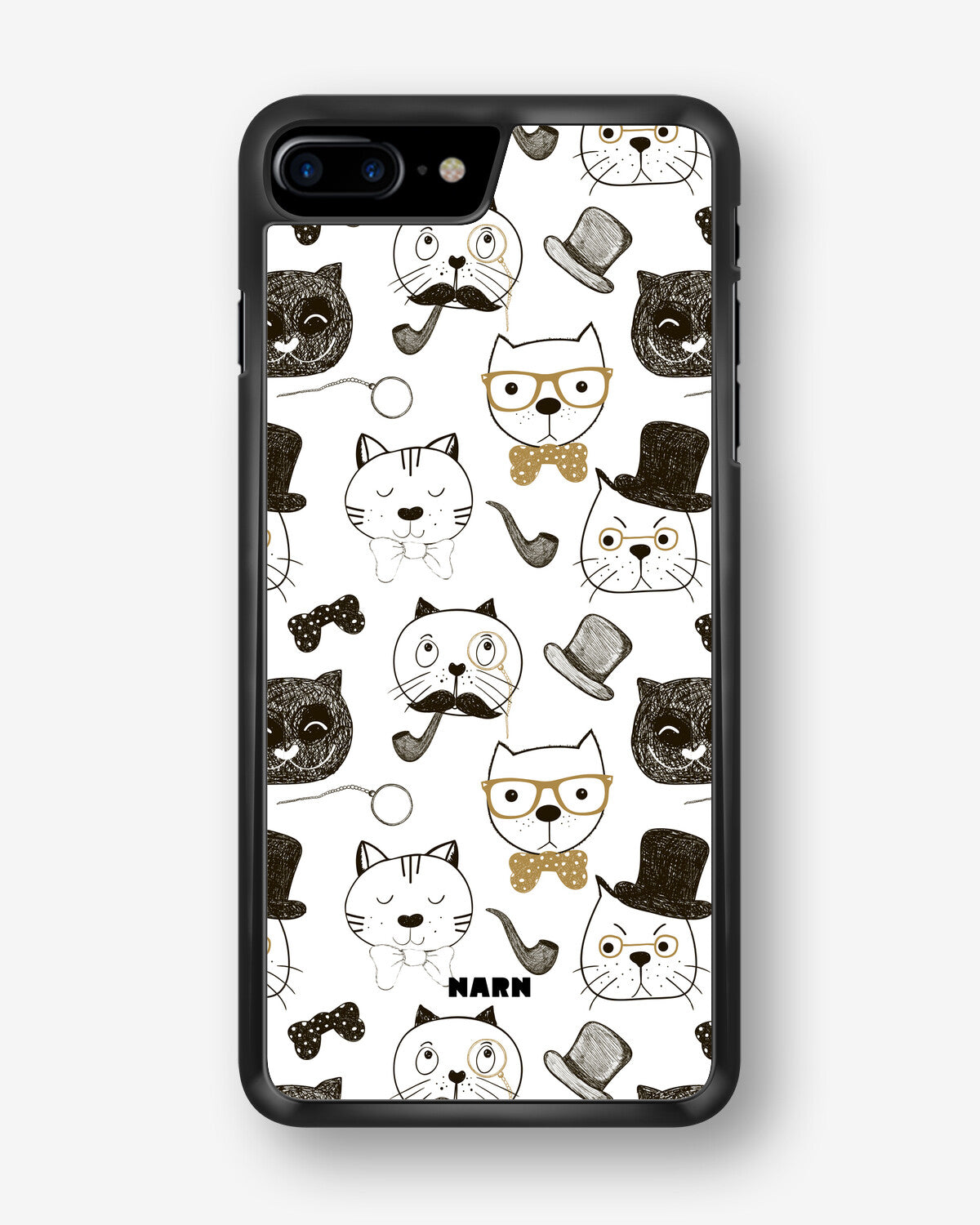 iPhone 6 / 6s Hard Case – Cartoon Cats - View 1