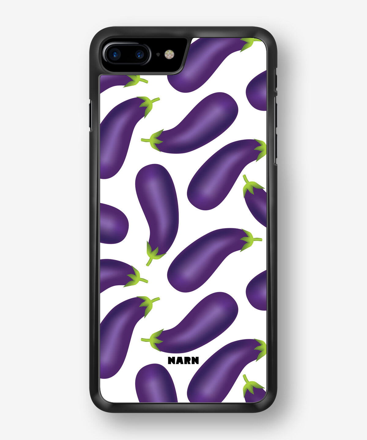 iPhone 6 / 6s Hard Case – Eggplant Pattern - View 1