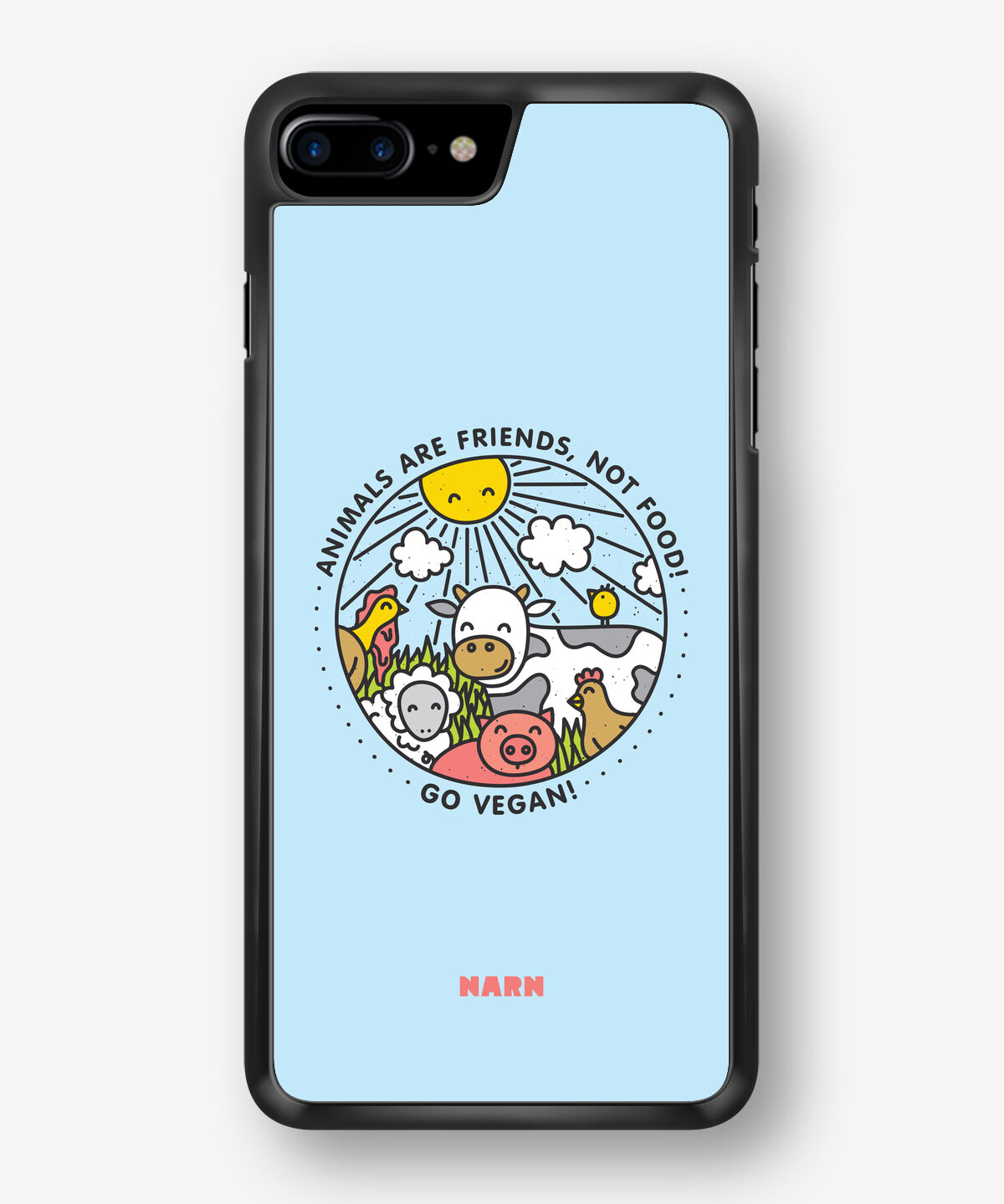 iPhone 6 / 6s Hard Case – Friends, Not Food - View 1