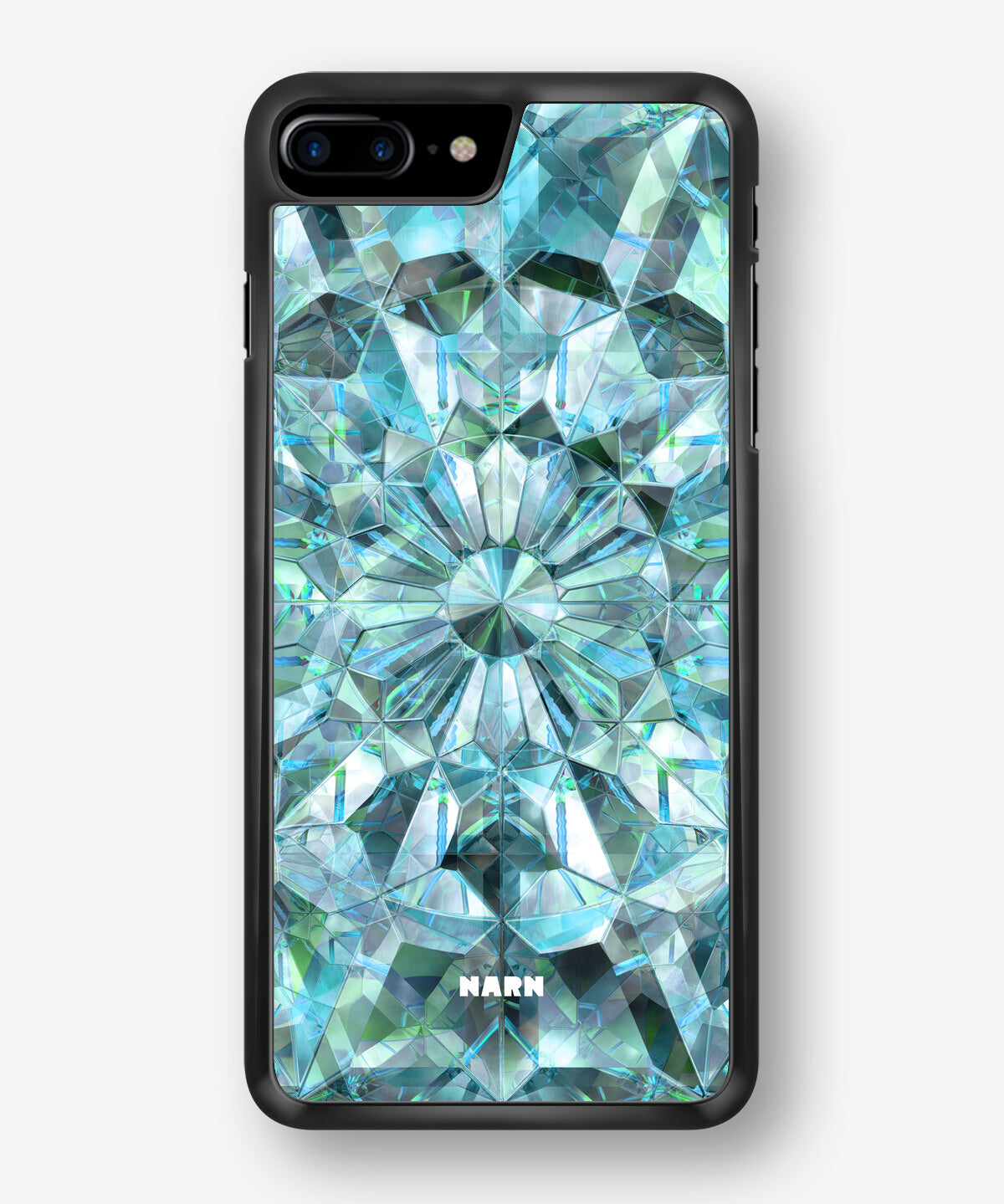 iPhone 6 / 6s Hard Case – Green Crystals - View 1