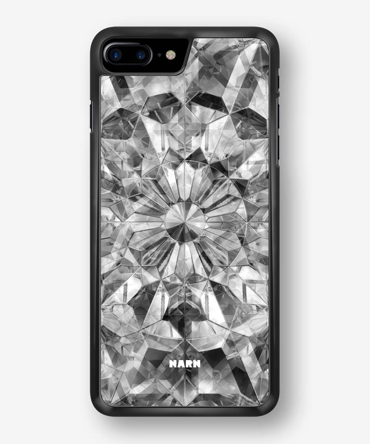 iPhone 6 / 6s Hard Case – Grey Crystals - View 1