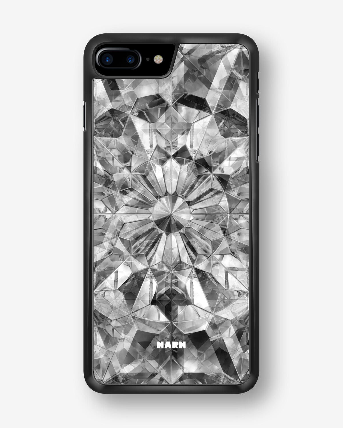 iPhone 6 / 6s Hard Case – Grey Crystals - View 1