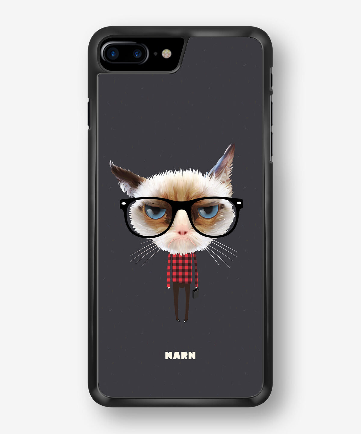 iPhone 6 / 6s Hard Case – Hipster Cat - View 1