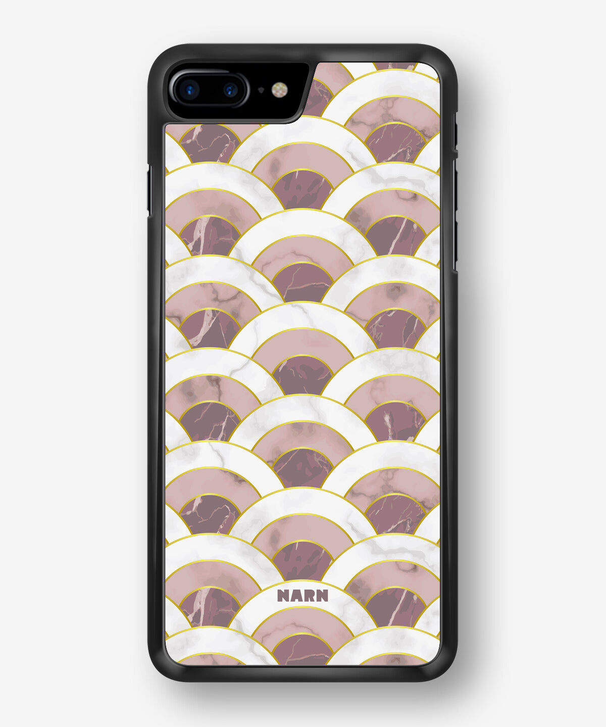 iPhone 6 / 6s Hard Case – Pink Marble Waves - View 1