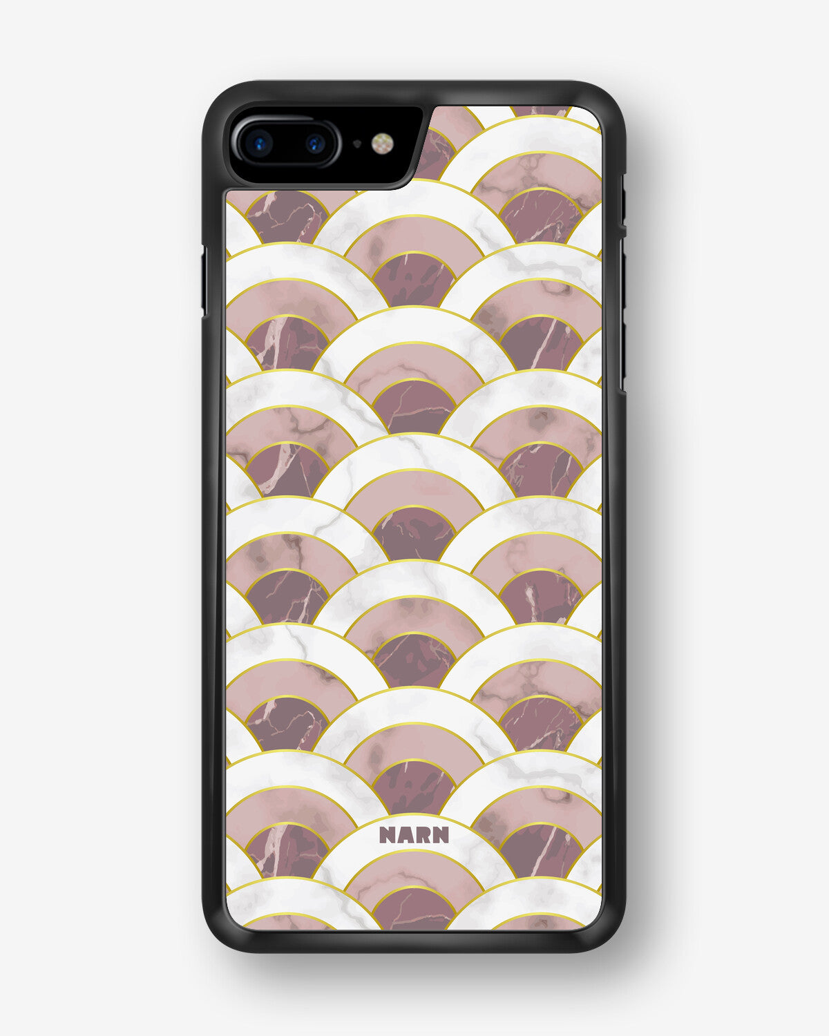 iPhone 6 / 6s Hard Case – Pink Marble Waves - View 1