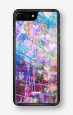 iPhone 6 / 6s Hard Case – Purple Hearts - View 1