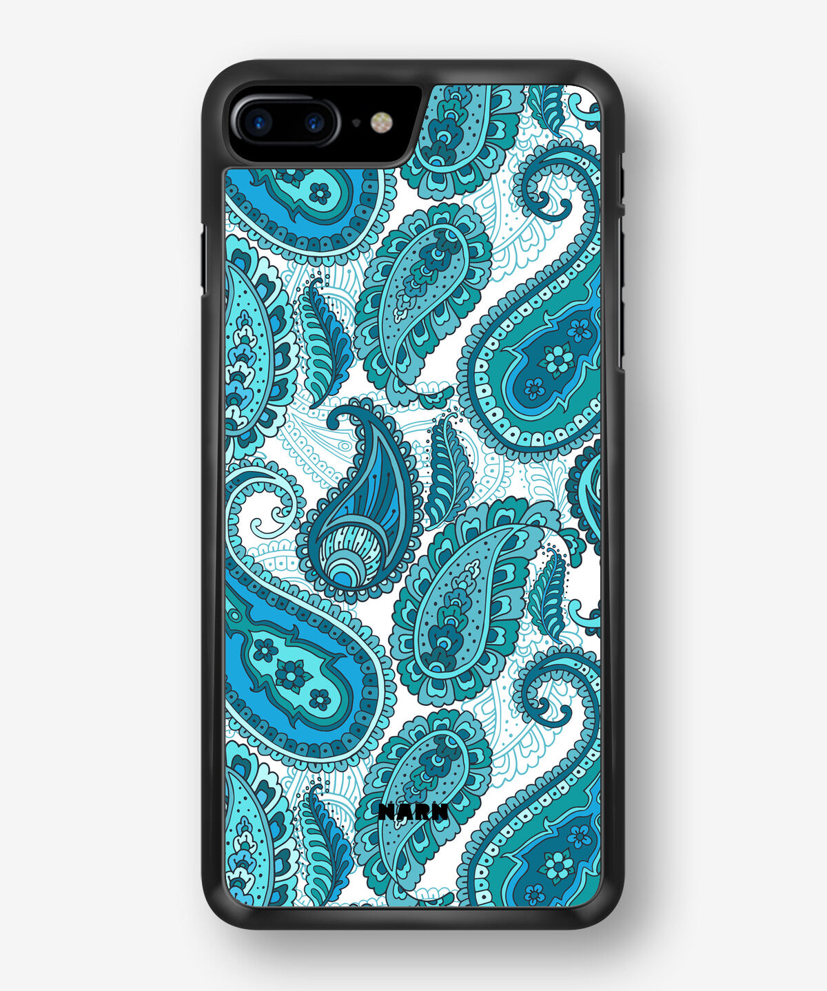 iPhone 6 / 6s Hard Case – Turquoise Paisley - View 1